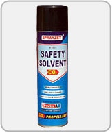 Safety Solvents Manufacturers, Safety Solvents Exporters, Safety Solvents Suppliers, Quality Safety Solvents Traders, Indian Industrial Aerosols Manufacturers